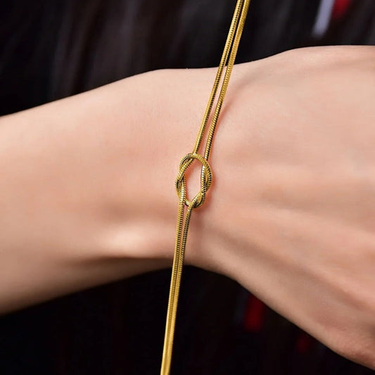 925 Ayar Gümüş Gemici Düğümü Tek Bileklik