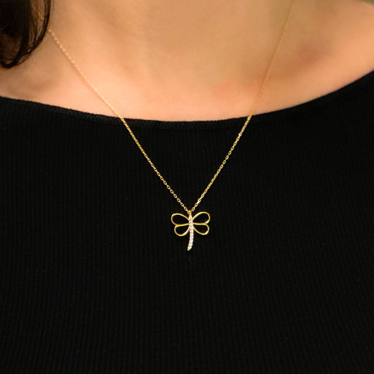 925 Ayar Gümüş Yusufçuk Kolye