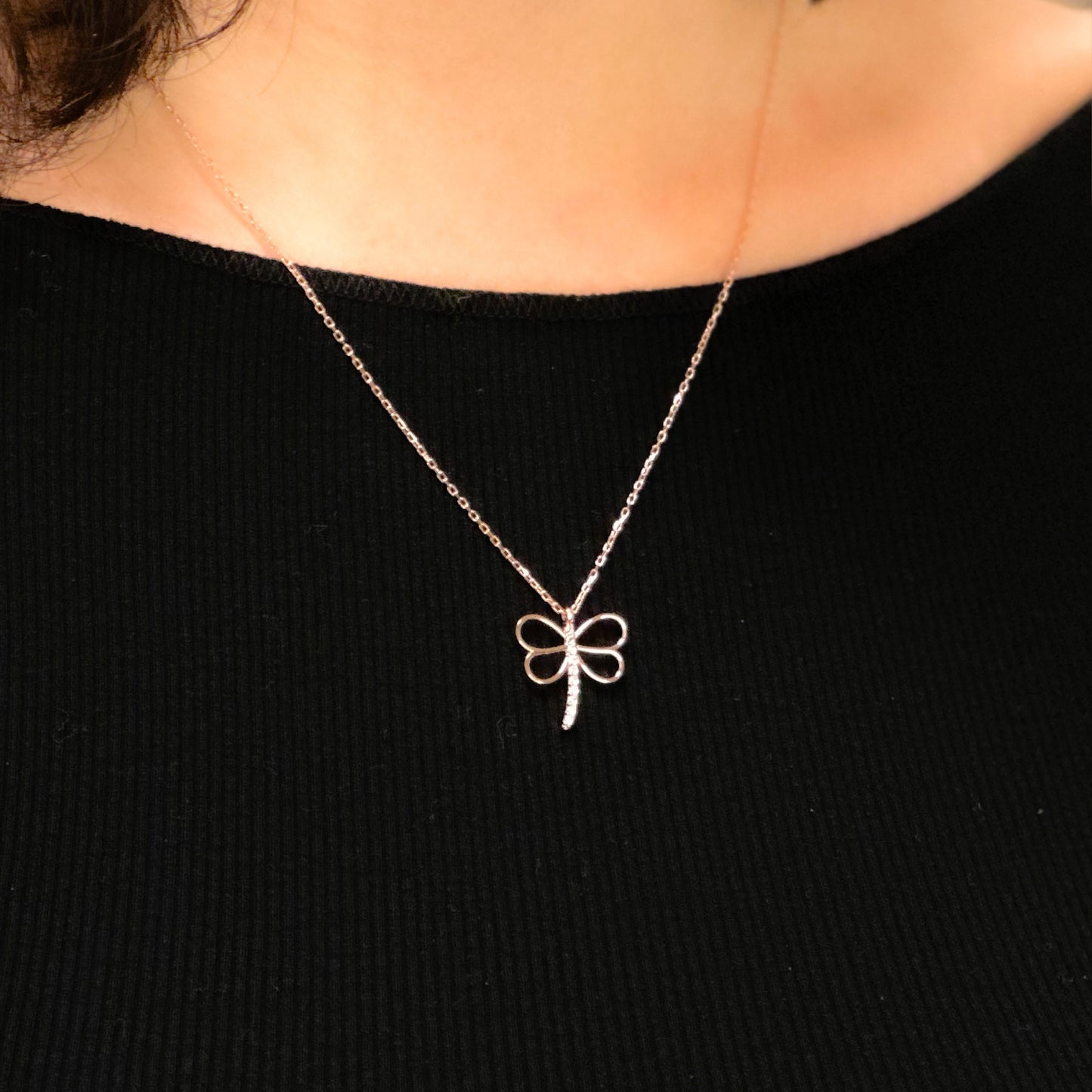 925 Ayar Gümüş Yusufçuk Kolye