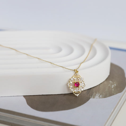 925 Ayar Gümüş Semiha Kolye