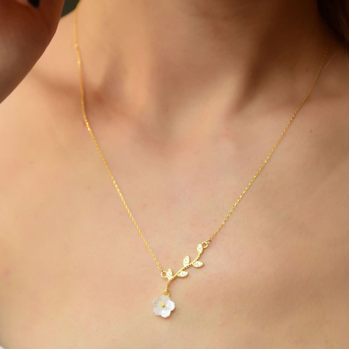 925 Ayar Gümüş Violet | Menekşe Kolye