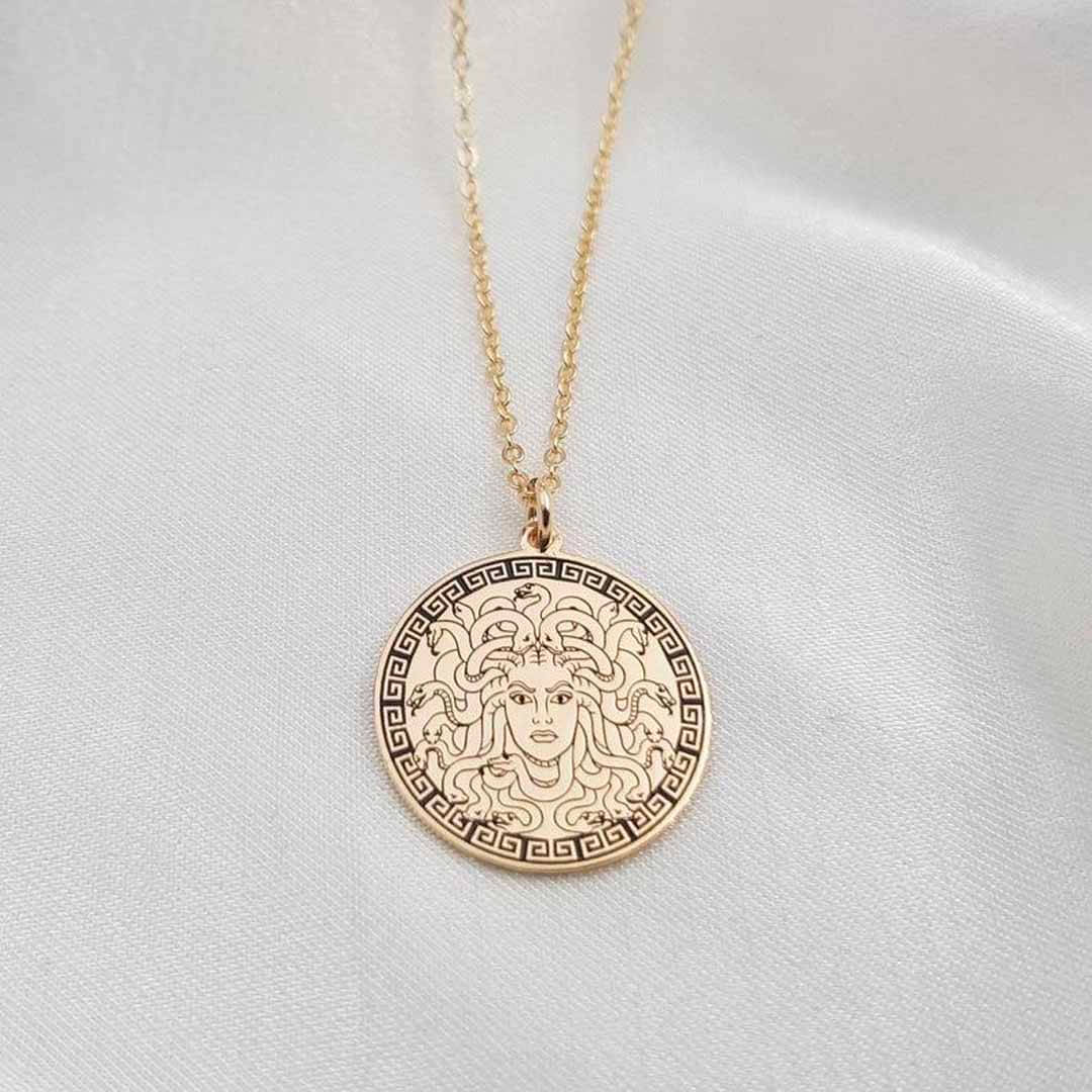 925 Ayar Gümüş New Medusa Kolye