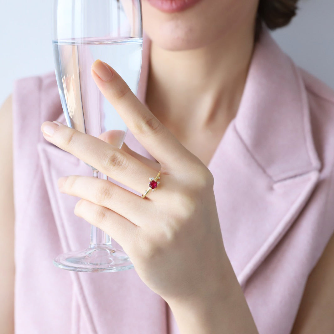 925 Ayar Gümüş Afife Yüzük