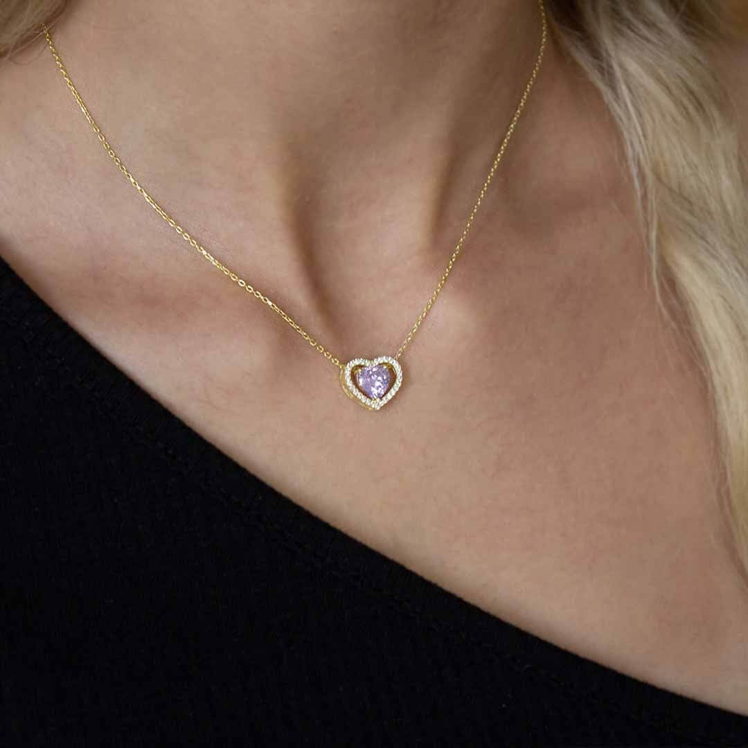 925 Ayar Gümüş Blossom | Kalp Kolye