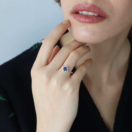 925 Ayar Gümüş Sabiha Yüzük