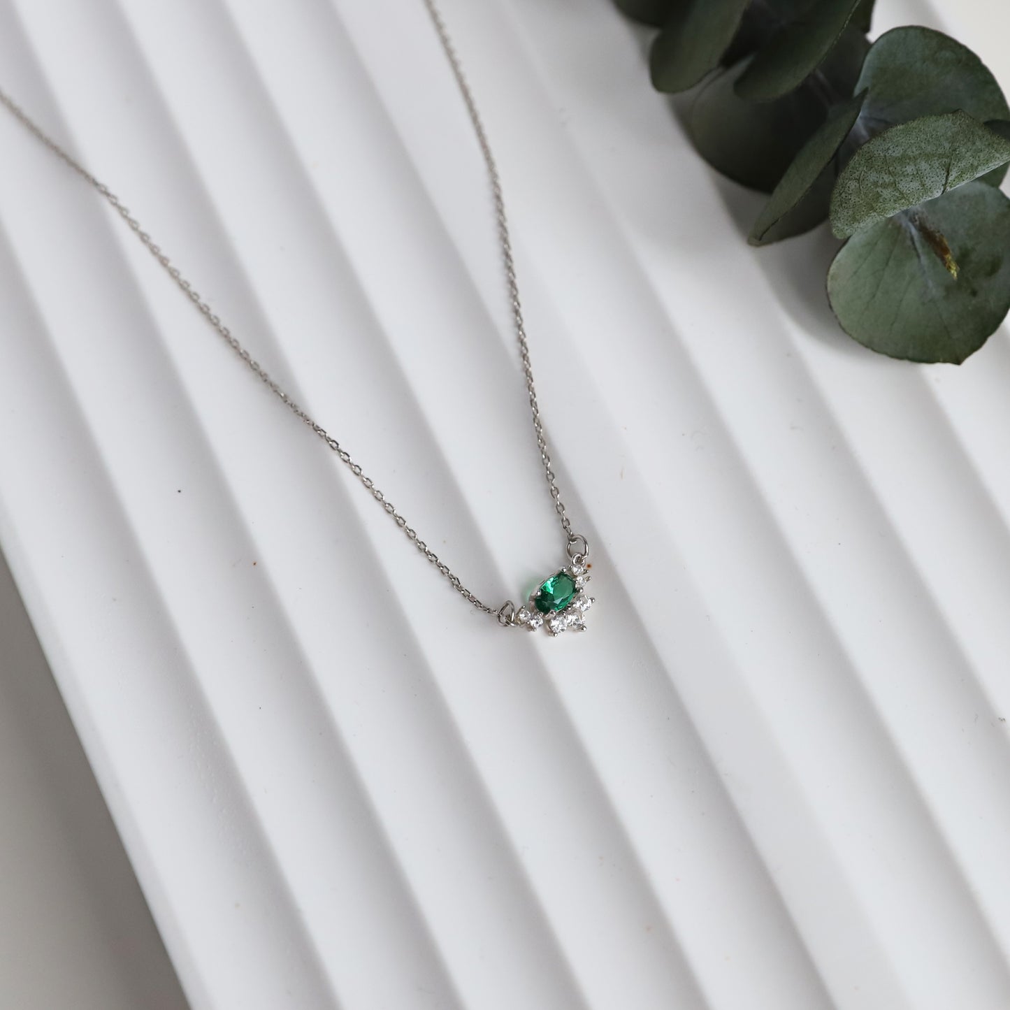 925 Ayar Gümüş Leman Kolye