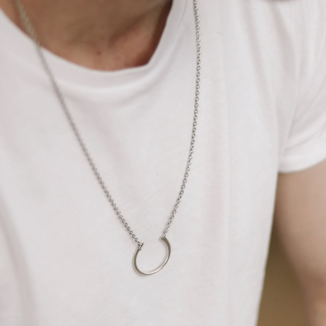 925 Ayar Gümüş Cavallo Erkek Kolye