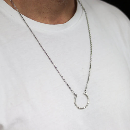 925 Ayar Gümüş Cavallo Erkek Kolye