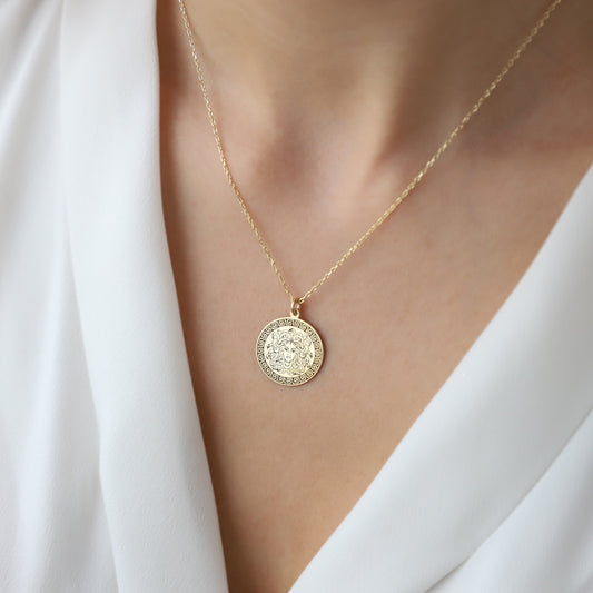 925 Ayar Gümüş New Medusa Kolye