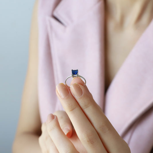 925 Ayar Gümüş Safiye Yüzük