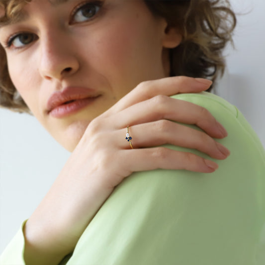 925 Ayar Gümüş Remziye Yüzük