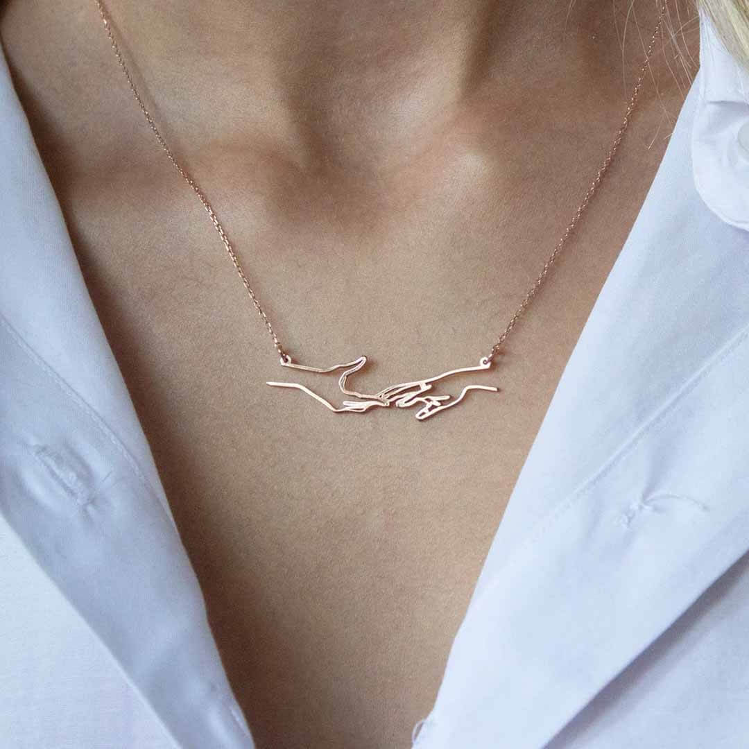 925 Ayar Gümüş Reunion Kolye