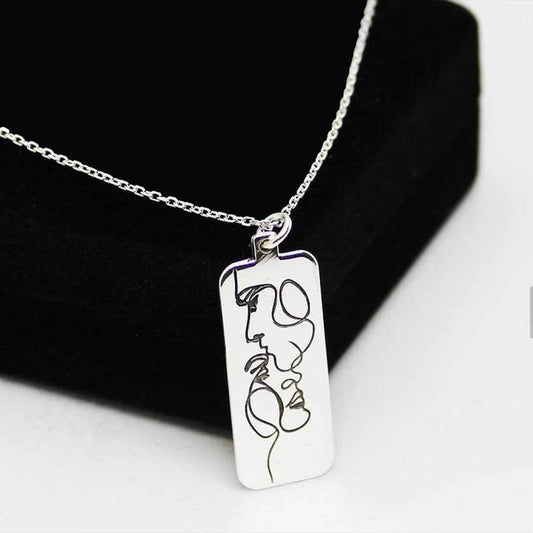 925 Ayar Gümüş Sense Kolye