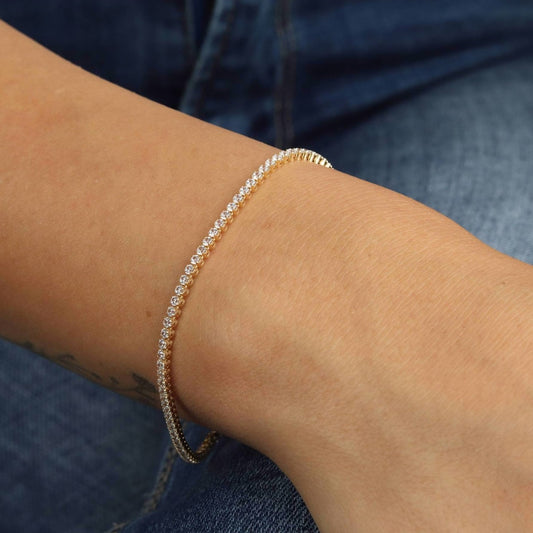 925 Ayar Gümüş Su Yolu Bileklik