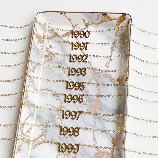 925 Ayar Gümüş Kişiye Özel Tarih Kolye