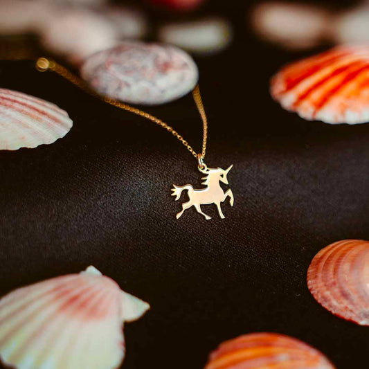 925 Ayar Gümüş Unicorn Kolye