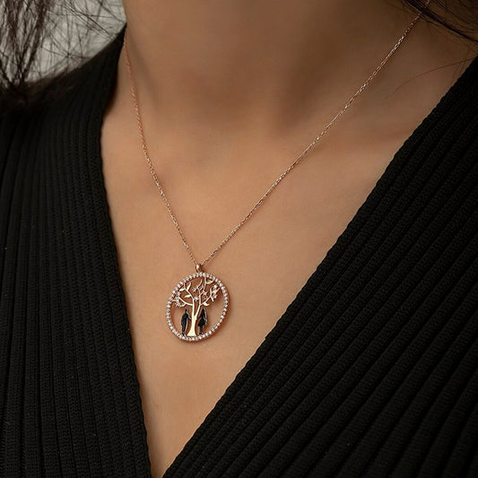 925 Ayar Gümüş Yol Arkadaşım Kolye