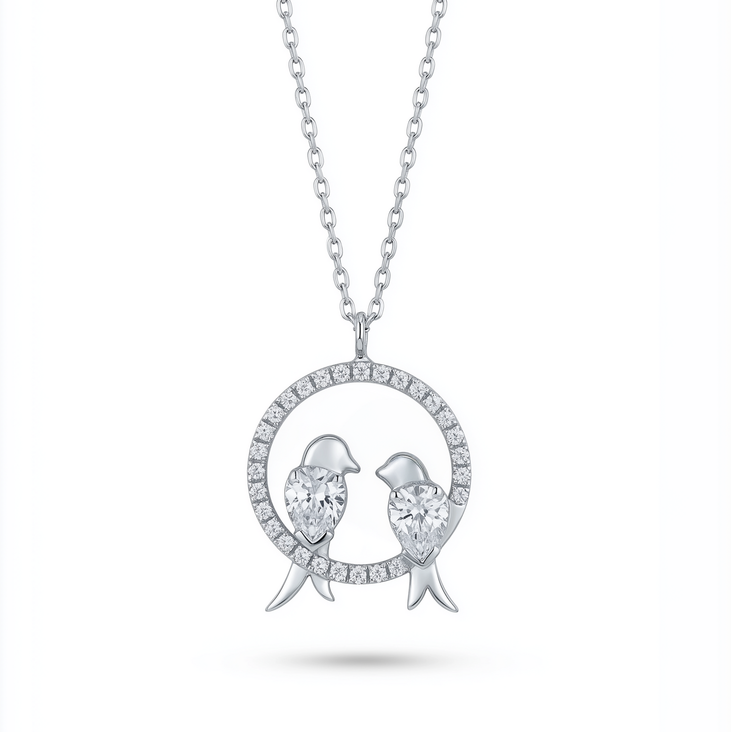 925 Ayar Gümüş Kuş Kolye