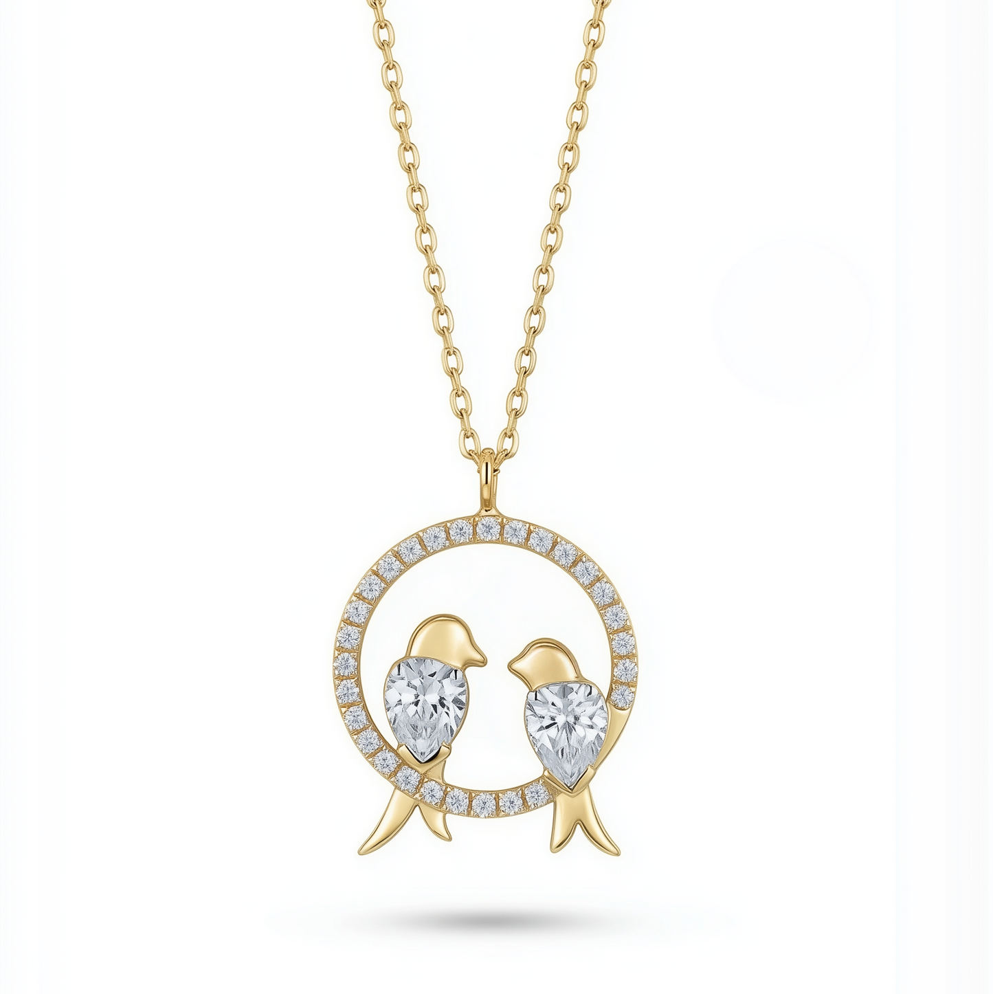 925 Ayar Gümüş Kuş Kolye